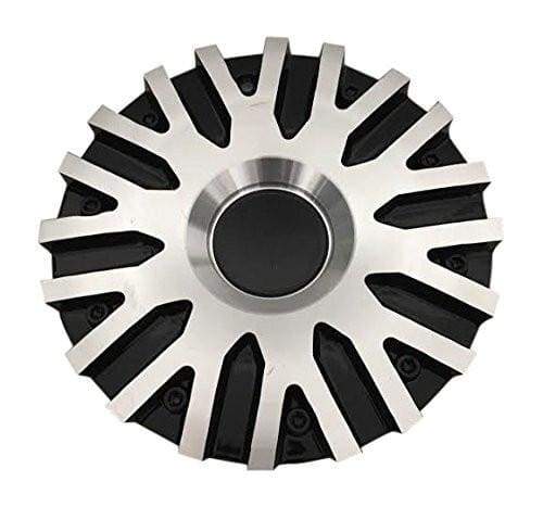 2 Crave Wheels C-252-02 Black and Machined Center Cap - The Center Cap Store 2 Crave Wheels C-252-02 Black and Machined Center Cap - The Center Cap Store