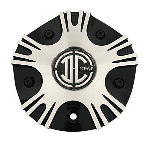 2 Crave Wheels N02-B1 NO2-B1 Black and Machined Wheel Center Cap - The Center Cap Store 2 Crave Wheels N02-B1 NO2-B1 Black and Machined Wheel Center Cap - The Center Cap Store