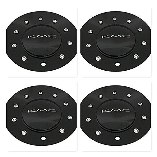 4 Pack KMC 677 D2 496L170 Gloss Black Center Cap - The Center Cap Store 4 Pack KMC 677 D2 496L170 Gloss Black Center Cap - The Center Cap Store