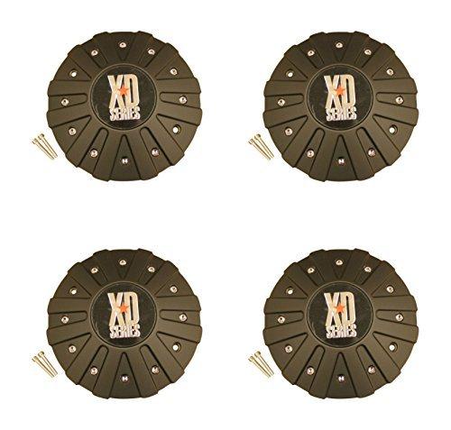 4 x KMC XD Series 778 Monster Matte Flat Black Wheel Rim Center Cap 846L215 - The Center Cap Store 4 x KMC XD Series 778 Monster Matte Flat Black Wheel Rim Center Cap 846L215 - The Center Cap Store