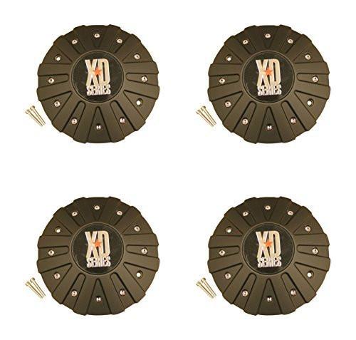 4 x KMC XD Series 778 Monster Matte Flat Black Wheel Rim Center Cap 846L215 - The Center Cap Store 4 x KMC XD Series 778 Monster Matte Flat Black Wheel Rim Center Cap 846L215 - The Center Cap Store