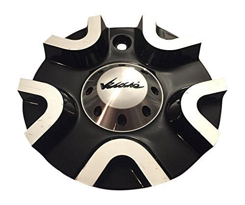 Veloche Wheels C10565M MC565N301 Black and Machined Center Cap - The Center Cap Store Veloche Wheels C10565M MC565N301 Black and Machined Center Cap - The Center Cap Store