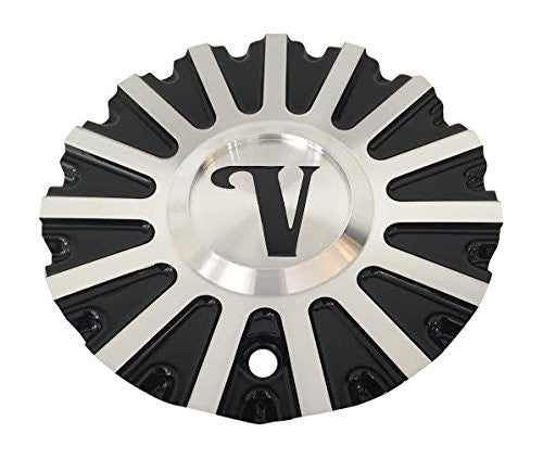 Velocity Wheels VW10 CSVW10-2A SJ1211-08W Black and Machined Center Cap - The Center Cap Store Velocity Wheels VW10 CSVW10-2A SJ1211-08W Black and Machined Center Cap - The Center Cap Store