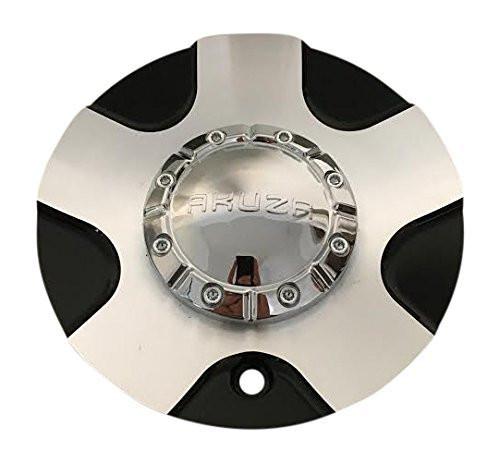 Akuza Wheels EMR455-CAP-B S512-39 Black and Machined Center Cap - The Center Cap Store Akuza Wheels EMR455-CAP-B S512-39 Black and Machined Center Cap - The Center Cap Store