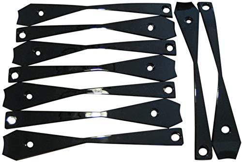 Borghini B9 22 Inch Black Insert Set of 9 DDW29P22 - The Center Cap Store Borghini B9 22 Inch Black Insert Set of 9 DDW29P22 - The Center Cap Store