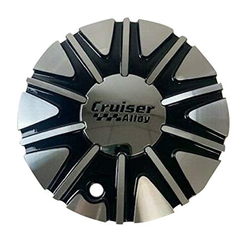 Cruiser Alloy Wheels 6008L176-BAL Chrome and Black Wheel Center Cap - The Center Cap Store Cruiser Alloy Wheels 6008L176-BAL Chrome and Black Wheel Center Cap - The Center Cap Store