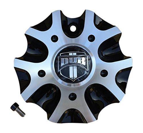DUB 4930-15BM M-613 BK01 4930-55AL Black and Machined Center Cap - The Center Cap Store DUB 4930-15BM M-613 BK01 4930-55AL Black and Machined Center Cap - The Center Cap Store
