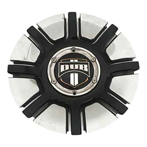 DUB Wheels M-664/665/666-1 USED Chrome and Black Center Cap - The Center Cap Store DUB Wheels M-664/665/666-1 USED Chrome and Black Center Cap - The Center Cap Store