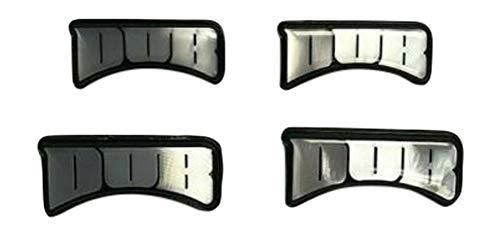 DUB Wheels Spinner Nasty Logo Plates Pack of 4 65mm 5220-17 - The Center Cap Store DUB Wheels Spinner Nasty Logo Plates Pack of 4 65mm 5220-17 - The Center Cap Store