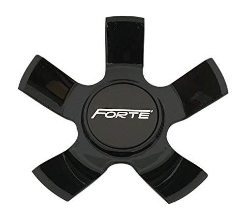Forte Wheels 12632085F-2 Black Wheel Center Cap - The Center Cap Store Forte Wheels 12632085F-2 Black Wheel Center Cap - The Center Cap Store