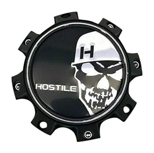 Hostile Special Edition Skull Logo Matte Black Wheel Center Cap HC-8003 - The Center Cap Store Hostile Special Edition Skull Logo Matte Black Wheel Center Cap HC-8003 - The Center Cap Store