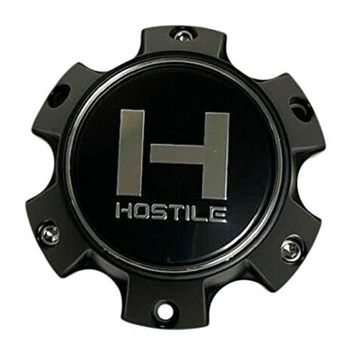 Hostile Wheels 6 Lug Satin Black Wheel Center Cap HC6003 - The Center Cap Store Hostile Wheels 6 Lug Satin Black Wheel Center Cap HC6003 - The Center Cap Store