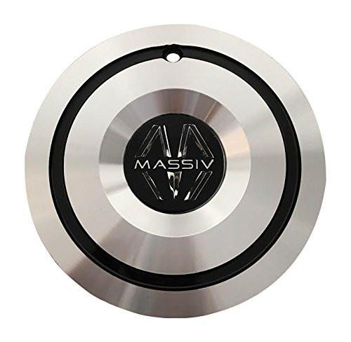Massiv Wheels PD-CAPSX-P7045-24AL Black and Machined Center Cap - The Center Cap Store Massiv Wheels PD-CAPSX-P7045-24AL Black and Machined Center Cap - The Center Cap Store