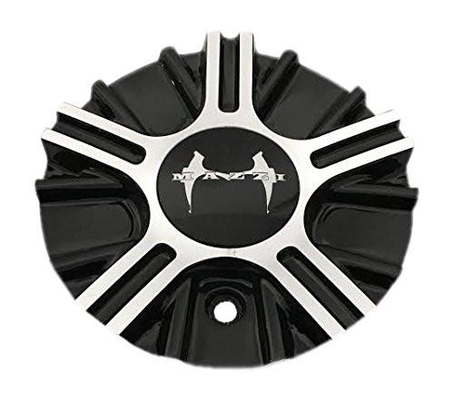 Mazzi Wheels 55292085-CAP Black and Machined Center Cap - The Center Cap Store Mazzi Wheels 55292085-CAP Black and Machined Center Cap - The Center Cap Store