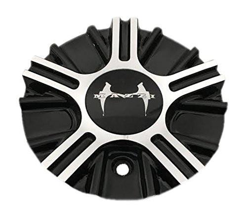 Mazzi Wheels 55292085-CAP Black and Machined Center Cap - The Center Cap Store Mazzi Wheels 55292085-CAP Black and Machined Center Cap - The Center Cap Store