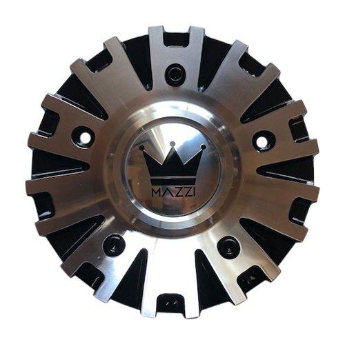 Mazzi Wheels C-353-3 C10363B02 Black and Machined Center Cap - The Center Cap Store Mazzi Wheels C-353-3 C10363B02 Black and Machined Center Cap - The Center Cap Store