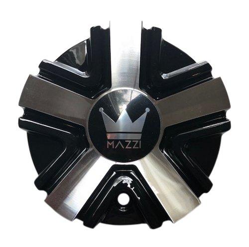 Mazzi Wheels C10359B-CAP 55302085-CAP Black and Machined Center Cap - The Center Cap Store Mazzi Wheels C10359B-CAP 55302085-CAP Black and Machined Center Cap - The Center Cap Store