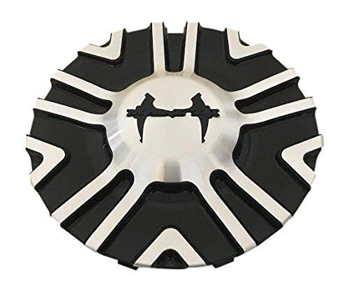 Mazzi Wheels C10395B-CAP Black and Machined Center Cap - The Center Cap Store Mazzi Wheels C10395B-CAP Black and Machined Center Cap - The Center Cap Store