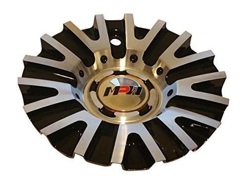 MPW Wheels MC160N301-2 Black and Machined Wheel Center Cap - The Center Cap Store MPW Wheels MC160N301-2 Black and Machined Wheel Center Cap - The Center Cap Store