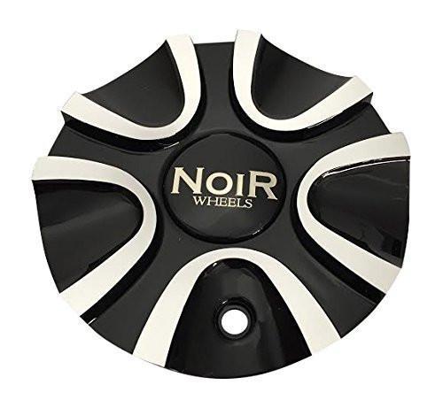 Noir Wheels HY-CAP-054 M Black and Machined Wheel Center Cap - The Center Cap Store Noir Wheels HY-CAP-054 M Black and Machined Wheel Center Cap - The Center Cap Store