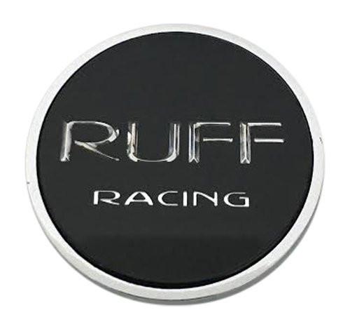 RUFF Racing C84105-CAP Black and Chrome Center Cap - The Center Cap Store RUFF Racing C84105-CAP Black and Chrome Center Cap - The Center Cap Store