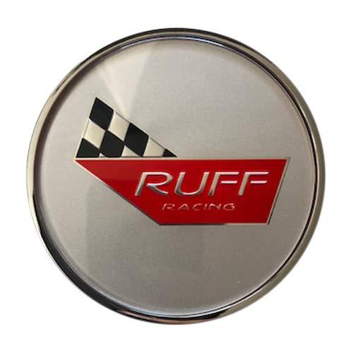 RUFF Racing Wheels Corvette 776C02+MB-207 RR954CORS Silver Center Cap - The Center Cap Store RUFF Racing Wheels Corvette 776C02+MB-207 RR954CORS Silver Center Cap - The Center Cap Store
