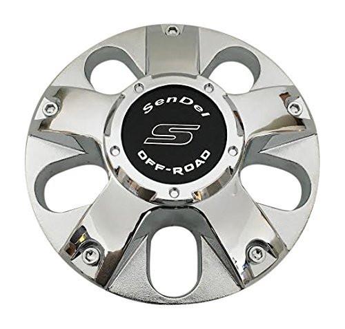 Sendel Offroad Wheels 62912090F-2 S1050-S36-5-MATTE Chrome Wheel Center Cap - The Center Cap Store Sendel Offroad Wheels 62912090F-2 S1050-S36-5-MATTE Chrome Wheel Center Cap - The Center Cap Store