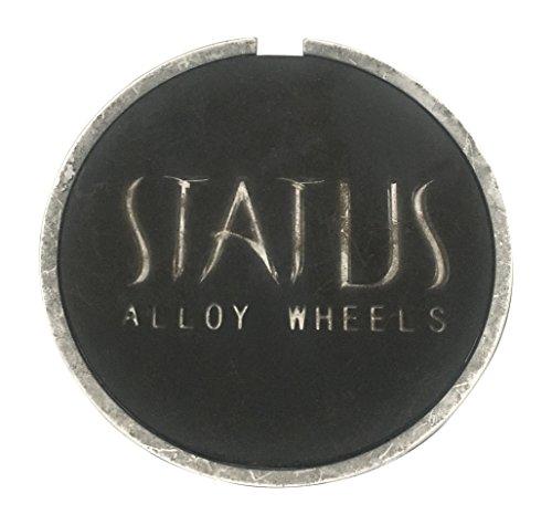 Status Wheels 1628K87 USED Chrome and Black Center Cap - The Center Cap Store Status Wheels 1628K87 USED Chrome and Black Center Cap - The Center Cap Store