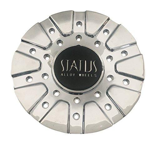 Status Wheels 1628L216 USED Chrome Wheel Center Cap - The Center Cap Store Status Wheels 1628L216 USED Chrome Wheel Center Cap - The Center Cap Store