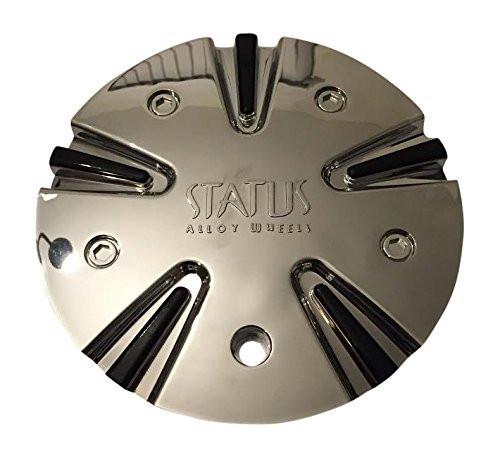 Status Wheels C597704 (2075+18+17) CAP-S2222 Chrome Wheel Center Cap - The Center Cap Store Status Wheels C597704 (2075+18+17) CAP-S2222 Chrome Wheel Center Cap - The Center Cap Store