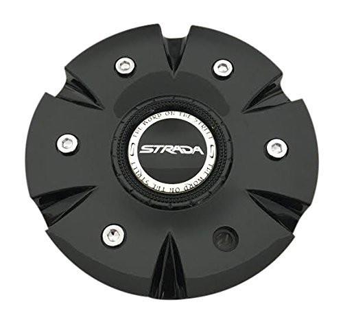 Strada Wheels S12 61702295F-2 Gloss Black Wheel Center Cap - The Center Cap Store Strada Wheels S12 61702295F-2 Gloss Black Wheel Center Cap - The Center Cap Store