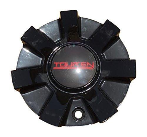 Touren C-216-5 C1032601R Black Center Cap Red Logo - The Center Cap Store Touren C-216-5 C1032601R Black Center Cap Red Logo - The Center Cap Store