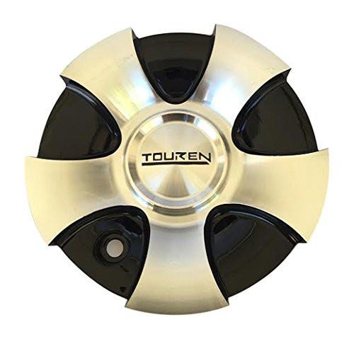 Touren TR7 C103170M HY-CAP-023M Black and Machined Center Cap - The Center Cap Store Touren TR7 C103170M HY-CAP-023M Black and Machined Center Cap - The Center Cap Store