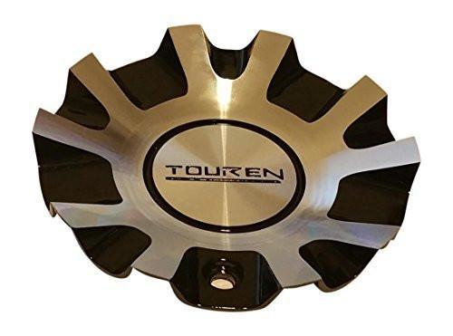 Touren Wheels C103130MF 56481880F-3 Black and Machined Center Cap - The Center Cap Store Touren Wheels C103130MF 56481880F-3 Black and Machined Center Cap - The Center Cap Store