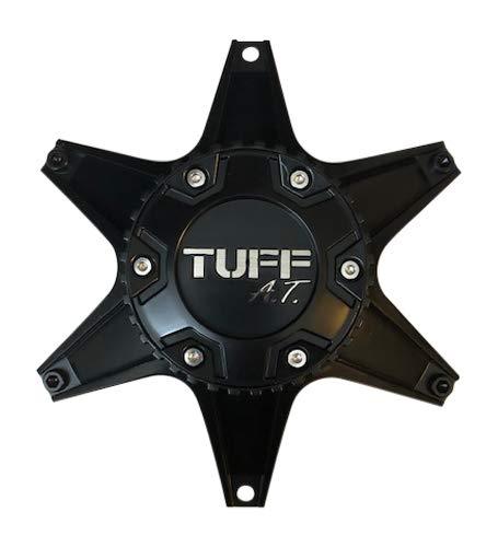 TUFF at Wheels C-623801-1 Star Shaped Matte Black and Chrome Center Cap - The Center Cap Store TUFF at Wheels C-623801-1 Star Shaped Matte Black and Chrome Center Cap - The Center Cap Store