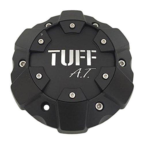 TUFF AT Wheels C611901CB3 Matte Black with Chrome Lettering Center Cap - The Center Cap Store TUFF AT Wheels C611901CB3 Matte Black with Chrome Lettering Center Cap - The Center Cap Store