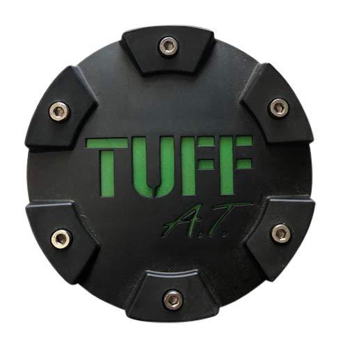 Tuff Wheels C611901 PCTMFBG Black with Green Logo Center Cap - The Center Cap Store Tuff Wheels C611901 PCTMFBG Black with Green Logo Center Cap - The Center Cap Store