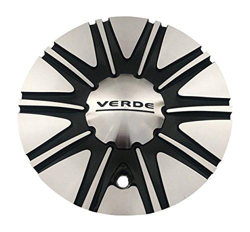 Verde Wheels C-V51-B Black and Machined Wheel Center Cap - The Center Cap Store Verde Wheels C-V51-B Black and Machined Wheel Center Cap - The Center Cap Store
