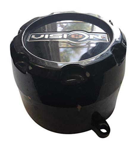 Vision Wheel C398GB-8 Used Gloss Black Center Cap - The Center Cap Store Vision Wheel C398GB-8 Used Gloss Black Center Cap - The Center Cap Store