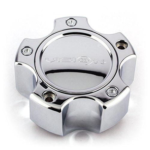 Vision Wheel Chrome Center Cap 5 lug Tall Removable Top C375-5CDOC for Vision Warrior 375 Wheel - The Center Cap Store Vision Wheel Chrome Center Cap 5 lug Tall Removable Top C375-5CDOC for Vision Warrior 375 Wheel - The Center Cap Store