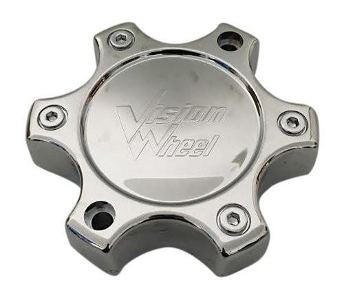 Vision Wheels 375-6C LG0808-36 Chrome Wheel Center Cap Old Logo - The Center Cap Store Vision Wheels 375-6C LG0808-36 Chrome Wheel Center Cap Old Logo - The Center Cap Store