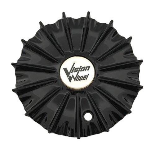Vision Wheels V454-2090CAP LG0909-57 Black Wheel Center Cap - The Center Cap Store Vision Wheels V454-2090CAP LG0909-57 Black Wheel Center Cap - The Center Cap Store