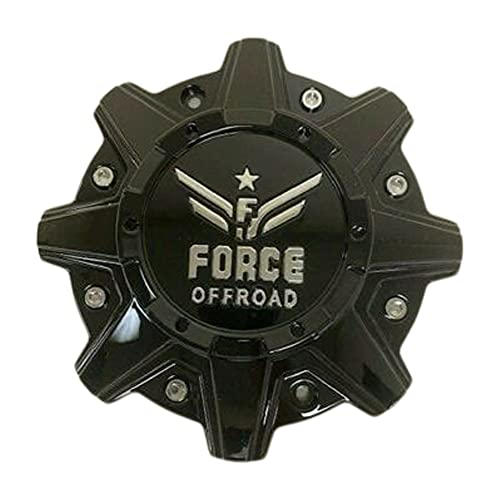 Wheel Center Caps Force Offroad Wheels C-A13 Gloss Black 8.5 Diameter - The Center Cap Store Wheel Center Caps Force Offroad Wheels C-A13 Gloss Black 8.5 Diameter - The Center Cap Store