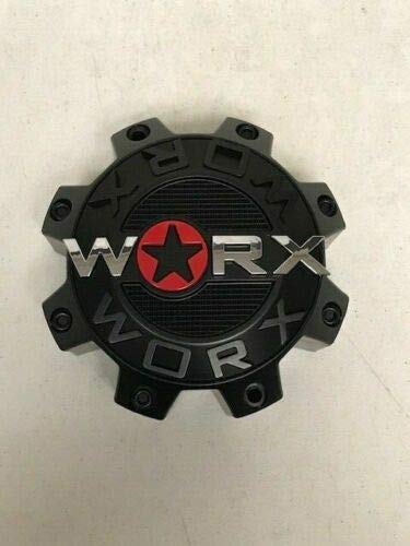 Worx by Ultra 8 Lug Matte Black Wheel Center Cap 30171765F-A 2-Inch Spacer - The Center Cap Store Worx by Ultra 8 Lug Matte Black Wheel Center Cap 30171765F-A 2-Inch Spacer - The Center Cap Store