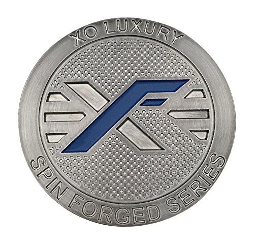 XO Luxury Wheels No Part Number Blue and Silver Wheel Center Cap - The Center Cap Store XO Luxury Wheels No Part Number Blue and Silver Wheel Center Cap - The Center Cap Store