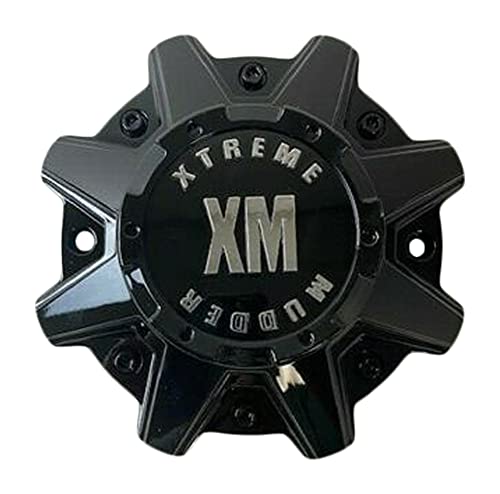 Xtreme Mudder Wheels CW0396 CW0396-XM Gloss Black Wheel Center Cap - The Center Cap Store Xtreme Mudder Wheels CW0396 CW0396-XM Gloss Black Wheel Center Cap - The Center Cap Store