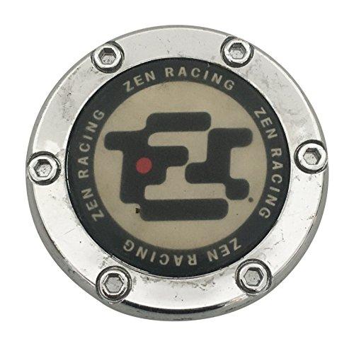 Zen Racing C008 USED Chrome Wheel Center Cap - The Center Cap Store Zen Racing C008 USED Chrome Wheel Center Cap - The Center Cap Store