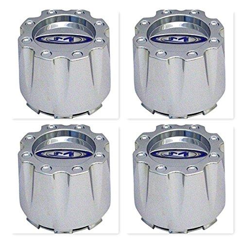 4 Pack MOTO METAL 950 951 CHROME CENTER CAP 353K83 S409-16 reference image