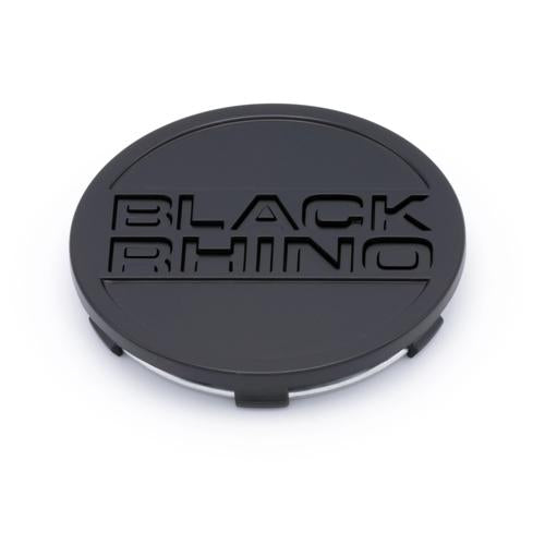 Black Rhino Hard Alloys Center Cap BR POP IN MATTE Black (PSC002) WAZ - CCBRPSC002MB reference image