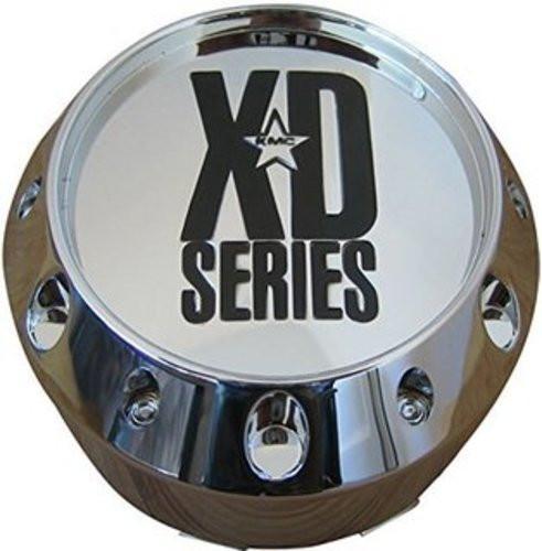 KMC XD Series Badlands Balzac Hoss Chrome Wheel Rim Center Cap 464k131-2 reference image